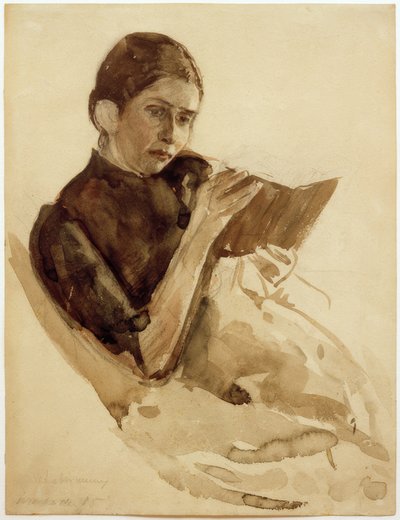Max Liebermann, Wife of the Artist, Martha Liebermann by Max Liebermann